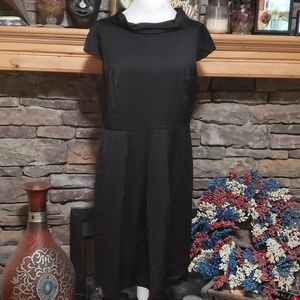 NWT Banana Republic R WOOL MIX PLEATED DRESS SZ 16